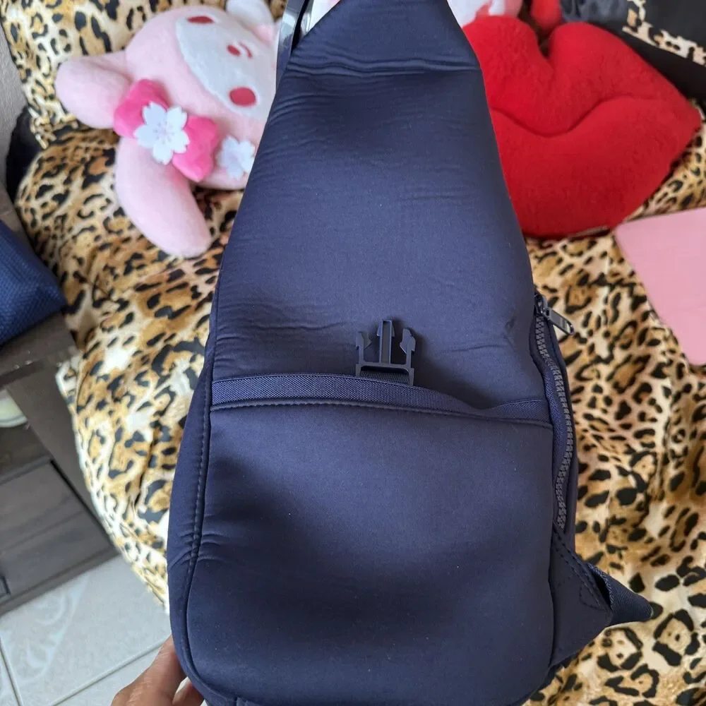 Dagne Dover Large Indi Navy  Neoprene Backpack Travel Vacation Diaper Bag